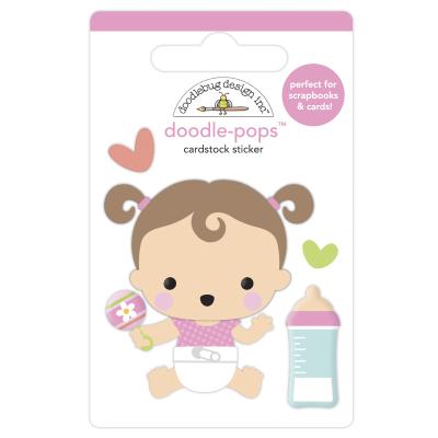 Doodlebug Baby Girl Doodle-Pops - Sweet Girl